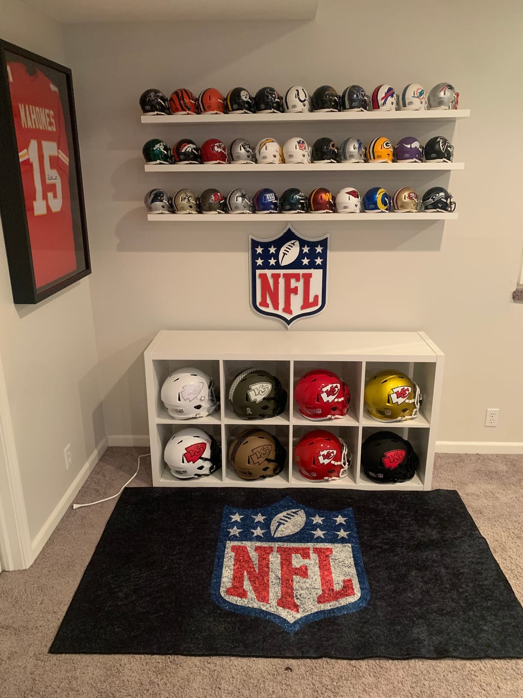 Customer photo review of National Football League Shield 3D Vintage Metal Wall Art