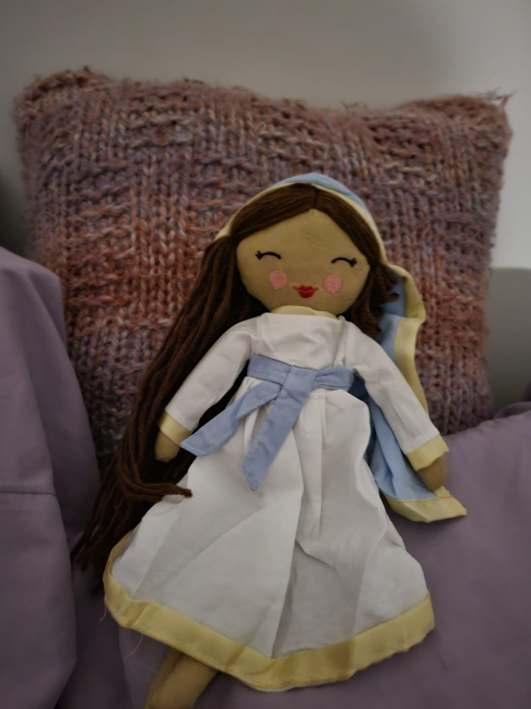 Customer photo review of Blessed Mother Rag Doll