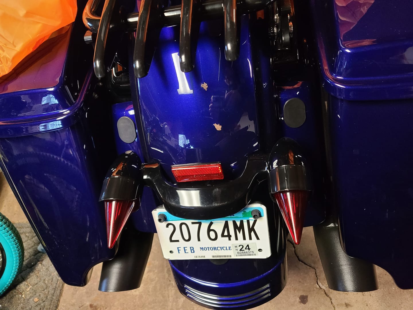 Customer photo review of Harley Davidson Turn Signal Lenses - Clip in Style