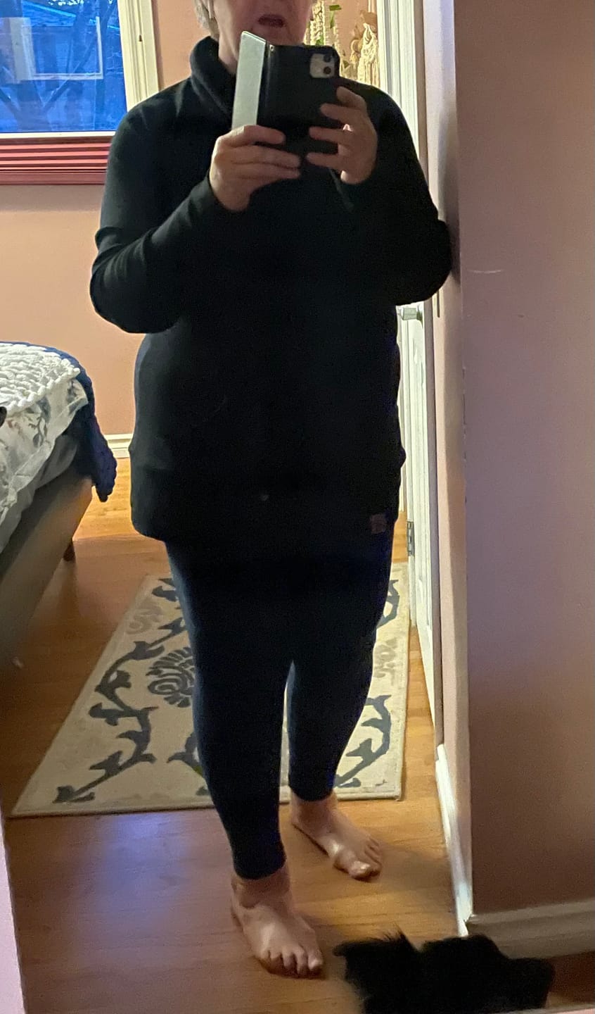 Customer photo review of *Pre-Sale* Cowl Sweatshirt