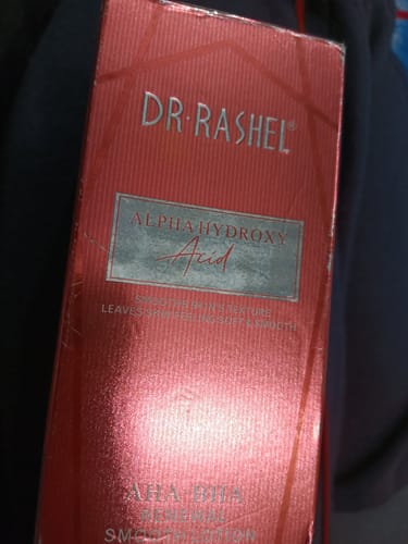 Customer photo review of DR RASHEL Skin Care Product AHA BHA Renewal Smooth Facial Lotion