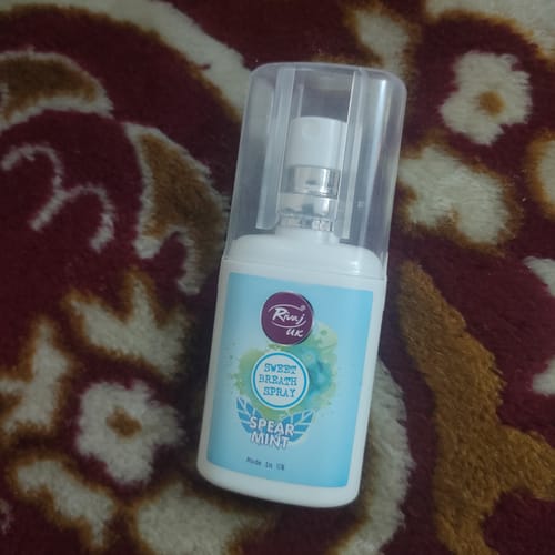 Customer photo review of Sweet Breath Spray (Spear Mint)
