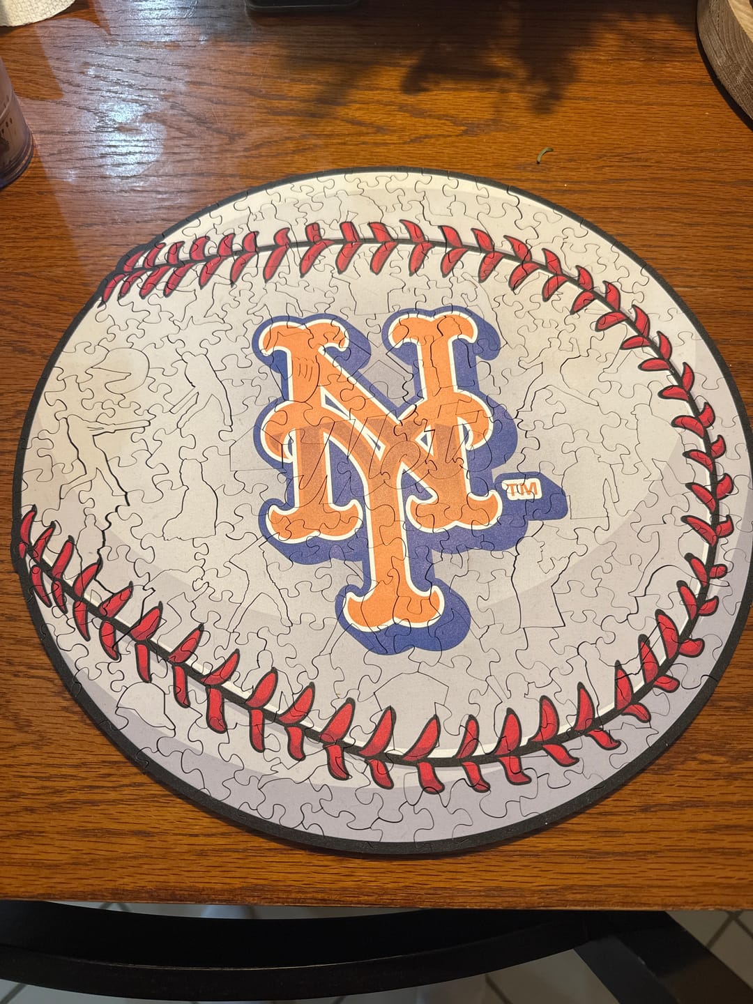 Customer photo review of New York Mets™ - Wooden Puzzle