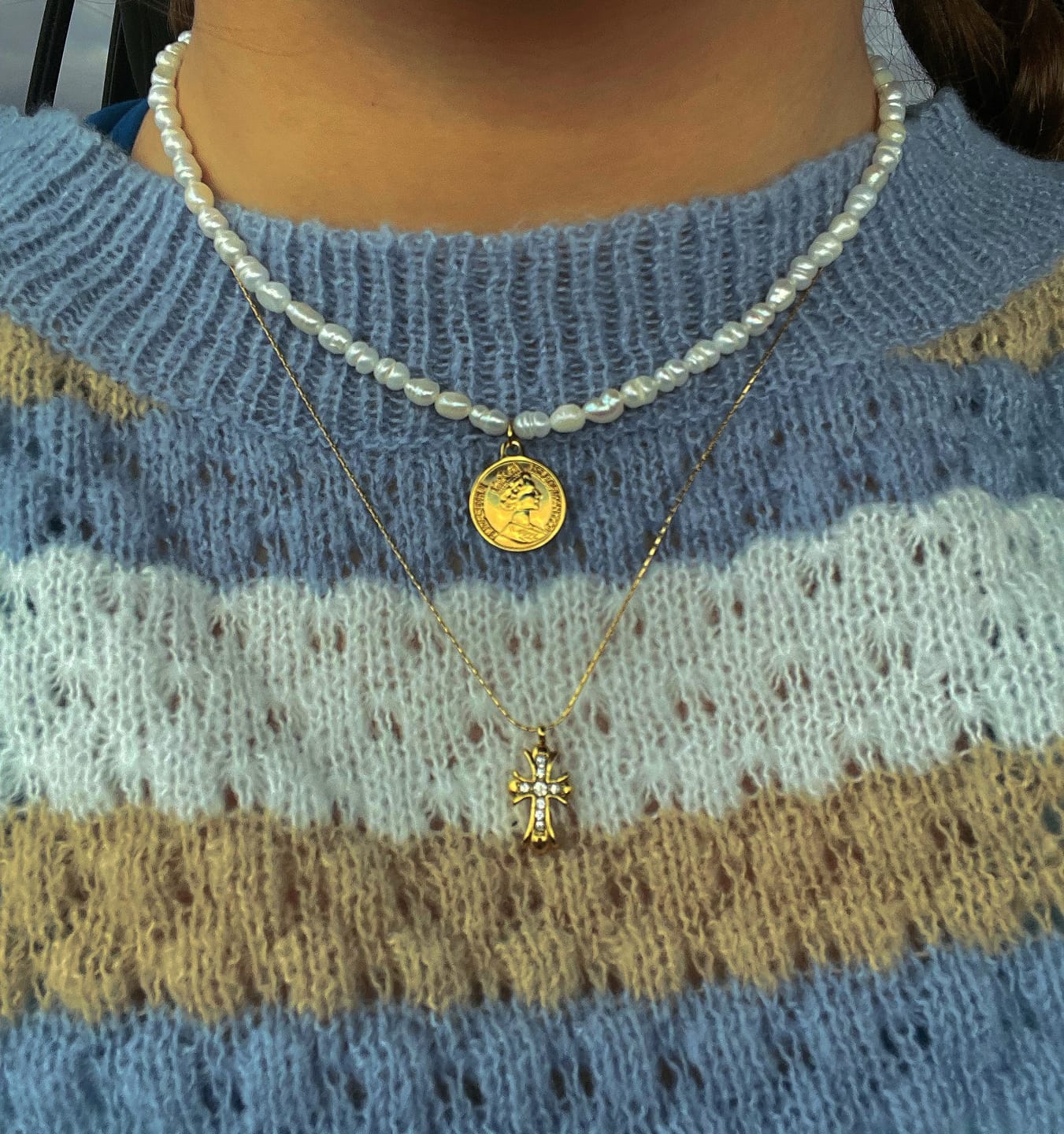 Customer photo review of Royal Pearl Necklace