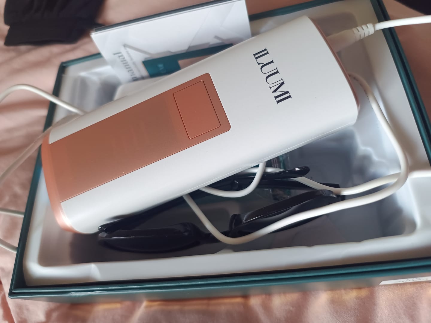 Customer photo review of LaserSmooth - IPL Hair Removal Handset