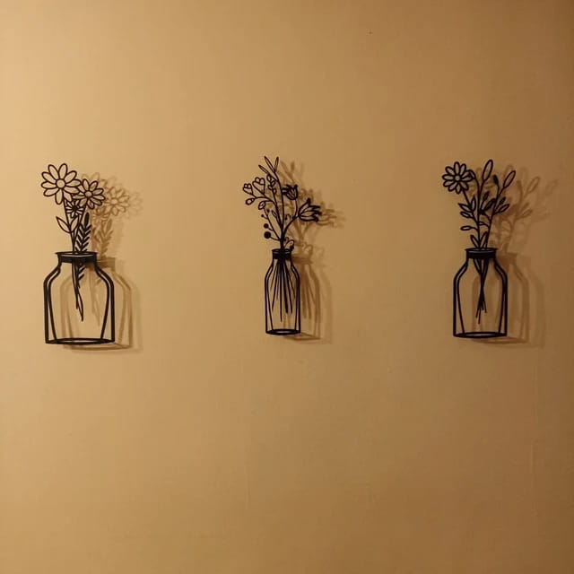 Customer photo review of Spring Flowers Metal Duvar Tablosu