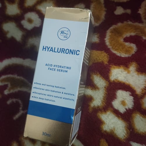 Customer photo review of Face Serum - Hyaluronic Acid (30ml)