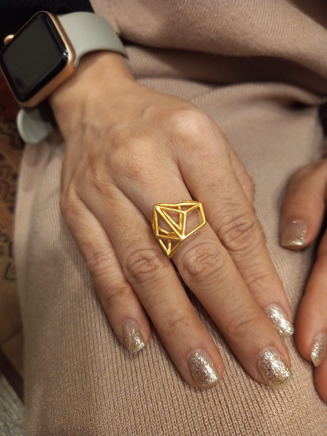 Customer photo review of Cascade Ring