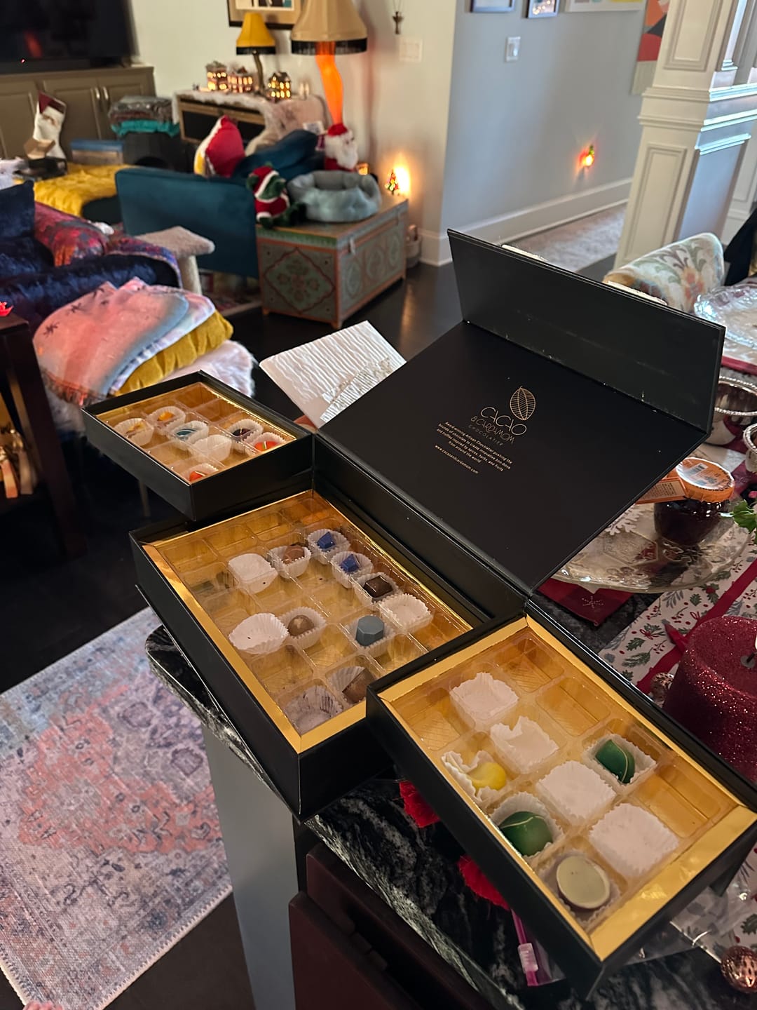 Customer photo review of Deluxe Chocolate Gift Box