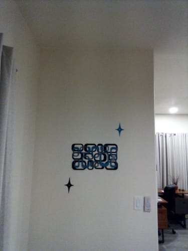 Customer photo review of The Moonraker - Small Mid Century Modern Wall Art