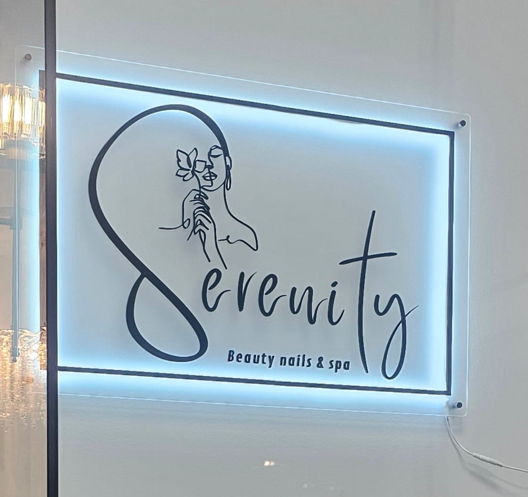 Customer photo review of Acrylic Laser Cut 3D Rectangular Logo Sign | Business Logo Sign | Custom Sign | Custom Acrylic Sign