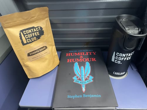 Customer photo review of Contact Coffee Club
