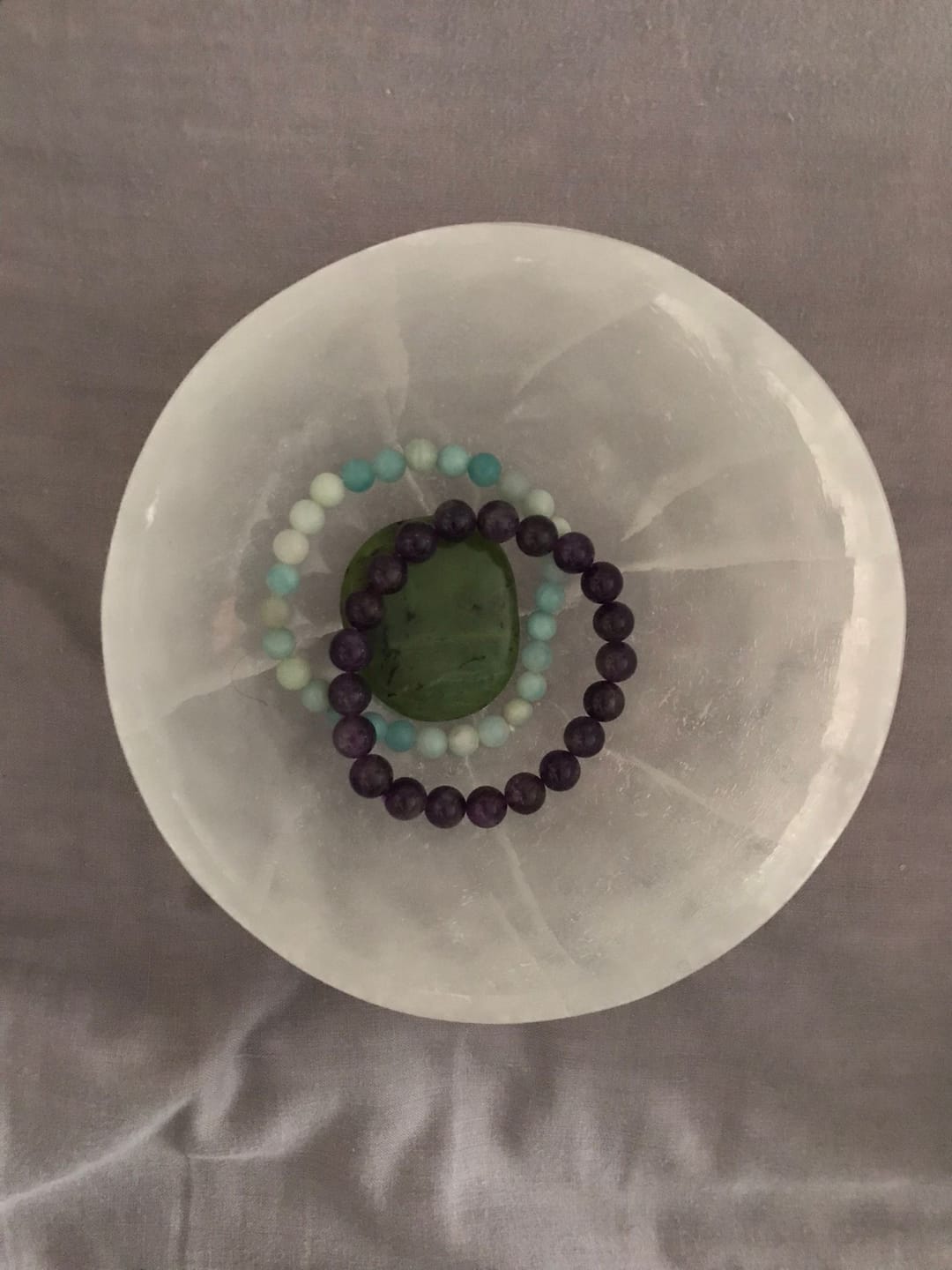Customer photo review of Bol de Selenita Redondo | Bienestar - Tranquilidad