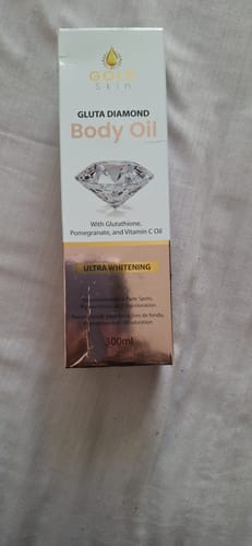 Customer photo review of GLUTA DIAMANT Huile de corps métisse