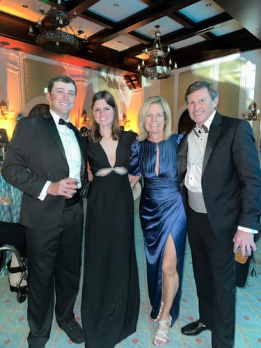 Customer photo review of Puff Sleeve Pleated Bodice Draped Gown