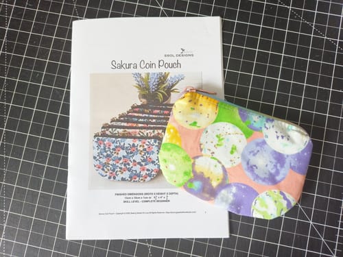 Customer photo review of Sakura Coin Pouch Pattern