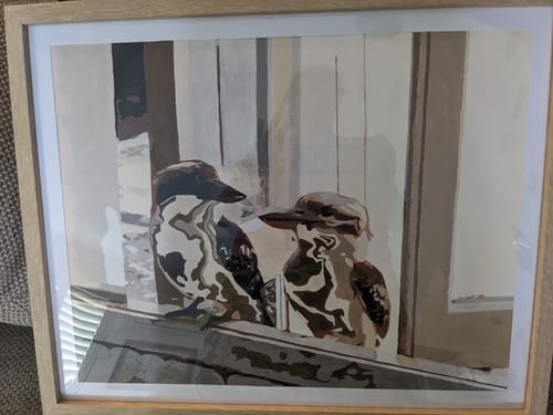 Customer photo review of Custom Paint By Numbers