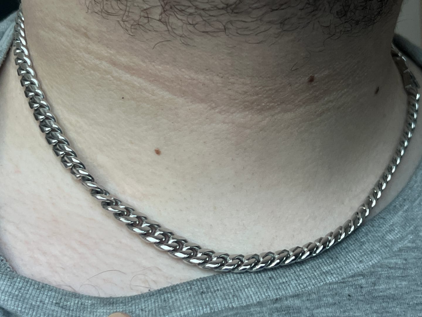 Customer photo review of The Rock Solid Curb Chain 8mm Necklace