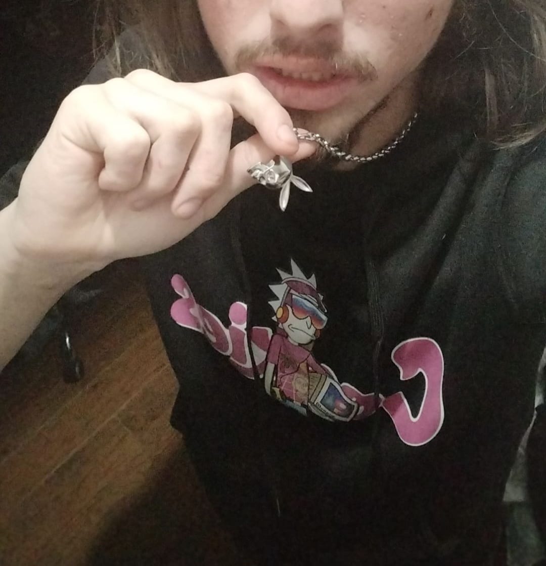 Customer photo review of SKULLBOY PENDANT