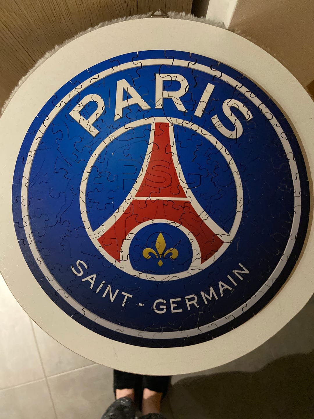 Customer photo review of Logo PSG FC® - Puzzle Officiel en Bois