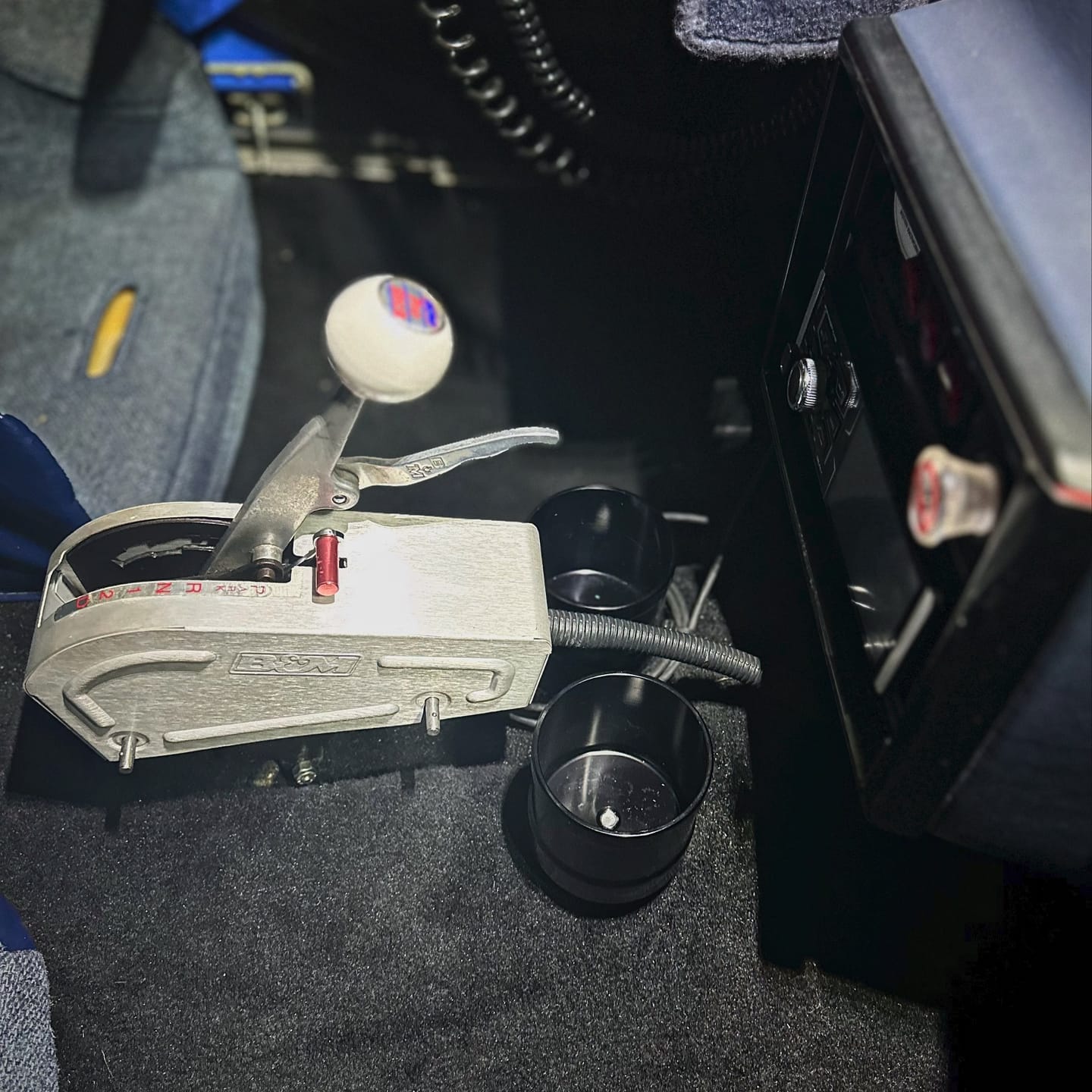 Customer photo review of Motion Stand-Alone Dual Billet Cup Holder 16-142
