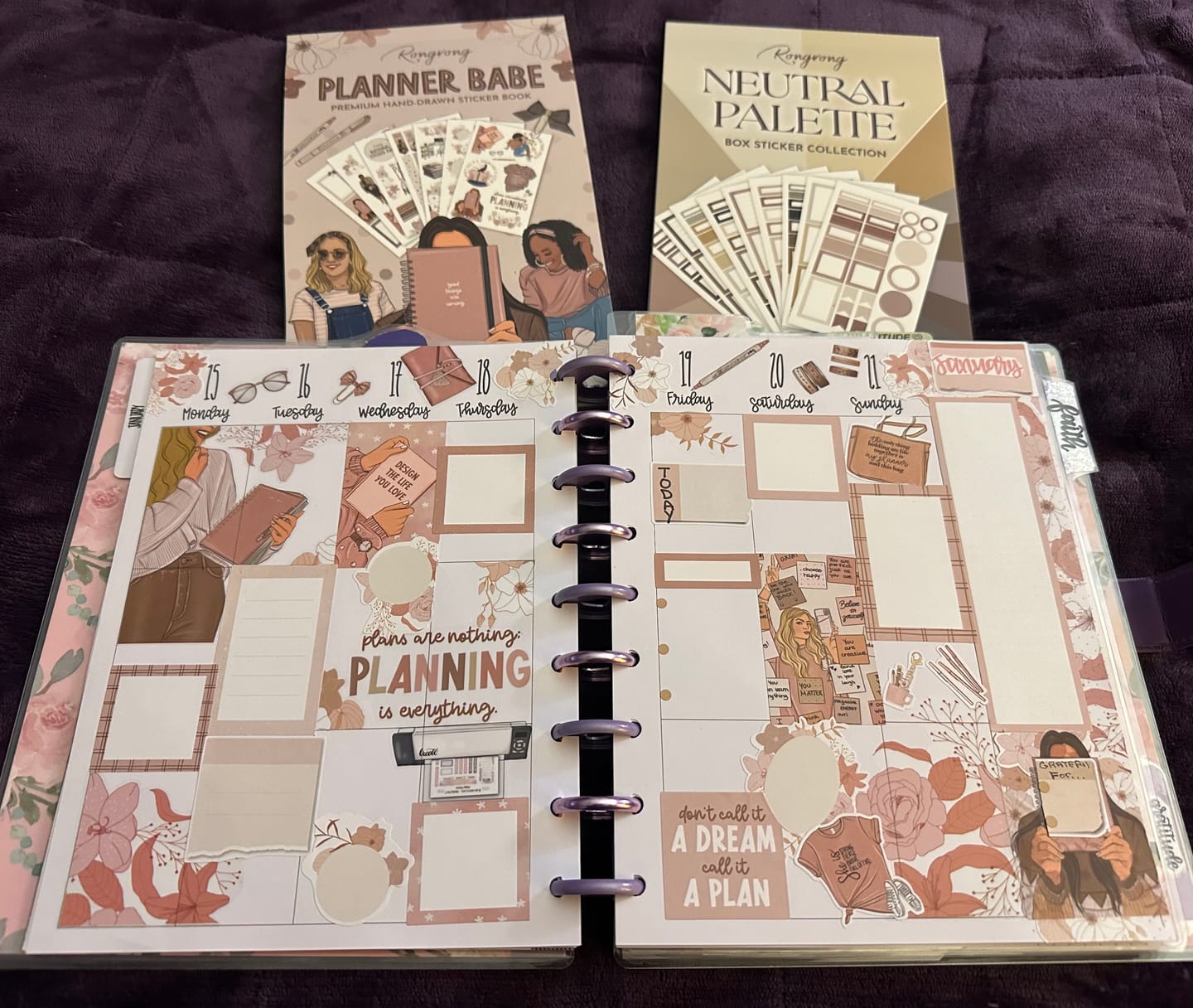 Customer photo review of Neutral Palette Functional Box Sticker Book [EVERYDAY LINE]