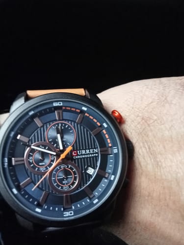 Customer photo review of Curren Istanbul® orologio uomo pelle