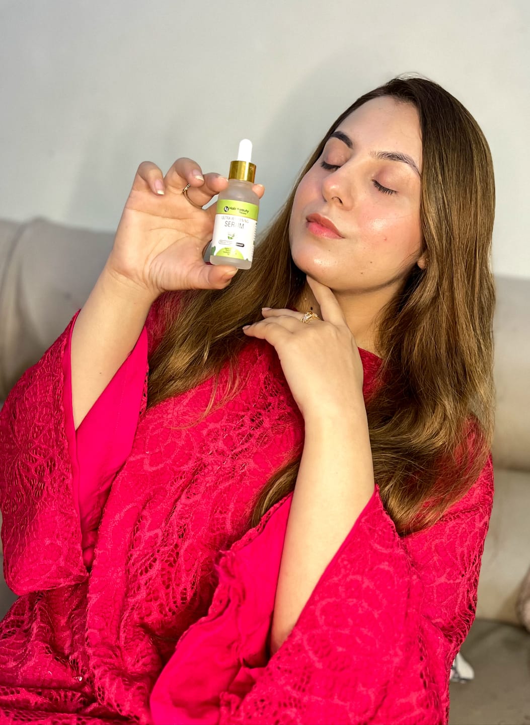 Customer photo review of Ultra Whitening Serum