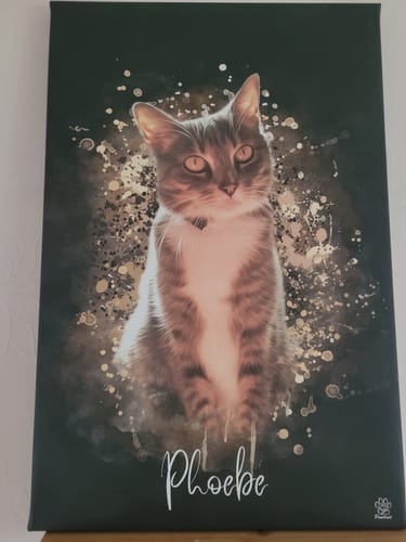 Customer photo review of Aquarell Pawtrait
