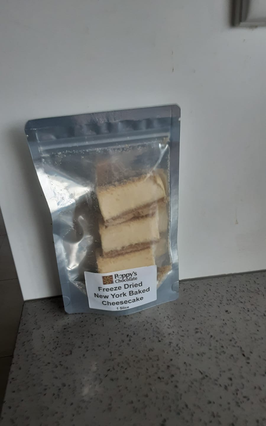 Customer photo review of Freeze Dried Cheesecake New York Baked