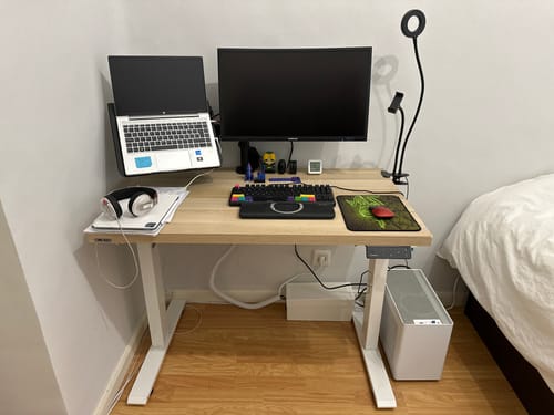 Customer photo review of Maidesite T1 Basic Marco de Escritorio Elevable en Altura