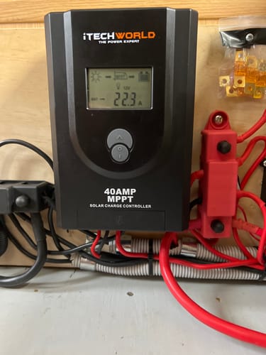 Customer photo review of iTechworld 40A 12/24V MPPT Solar Charge Controller