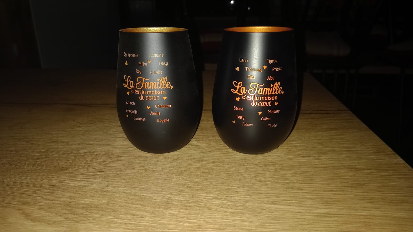 Customer photo review of La maison du cœur - Famille-Photophore