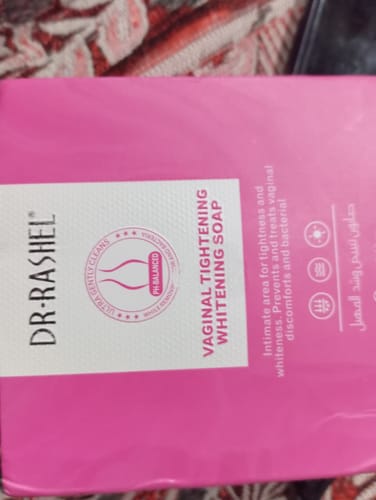 Customer photo review of Dr.Rashel Feminine Vaginal Tightening Whitening Soap for Girls & Women - 100gms