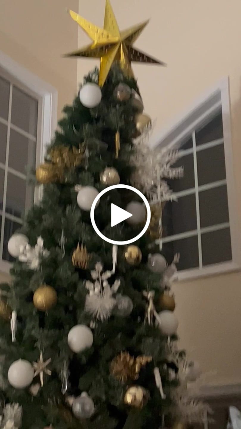 Customer video review of Paper Star Lantern Decoration (22 inch Galaxy Gold 7-Point Shining Star)