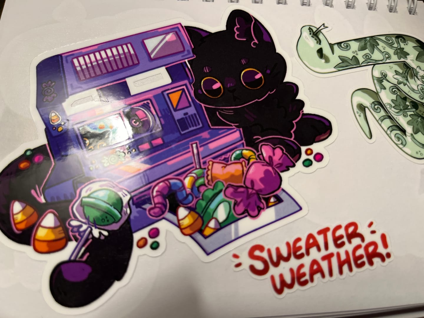 Customer photo review of Halloween Polaroid Stickers