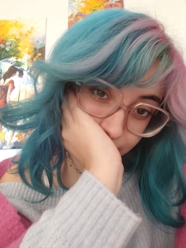 Customer photo review of ANNA Lolita Flared Lace Mini Skirt (Skort)