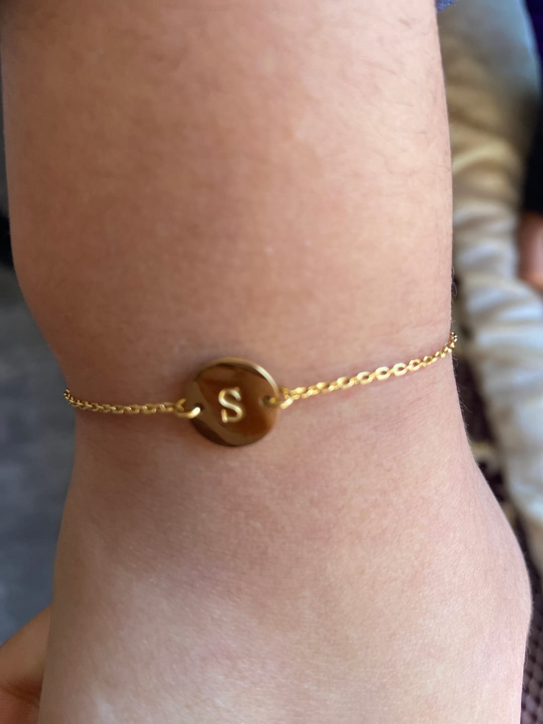Customer photo review of Pulsera Inicial