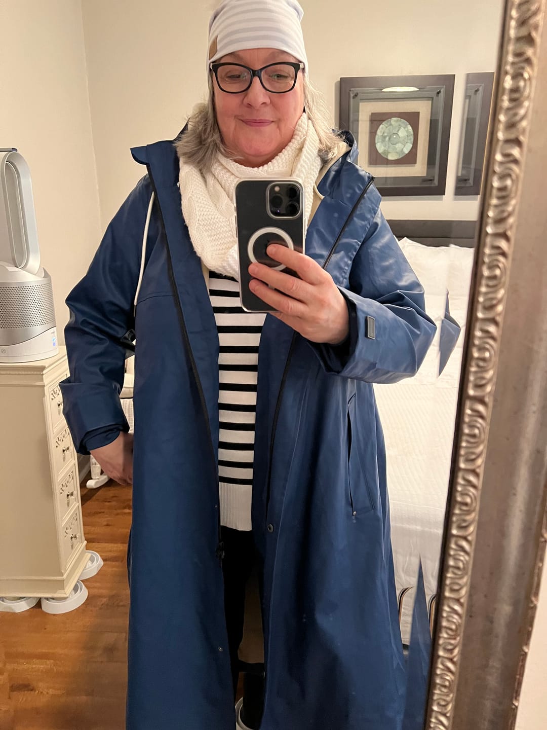Customer photo review of The mernini - Peony Blue
