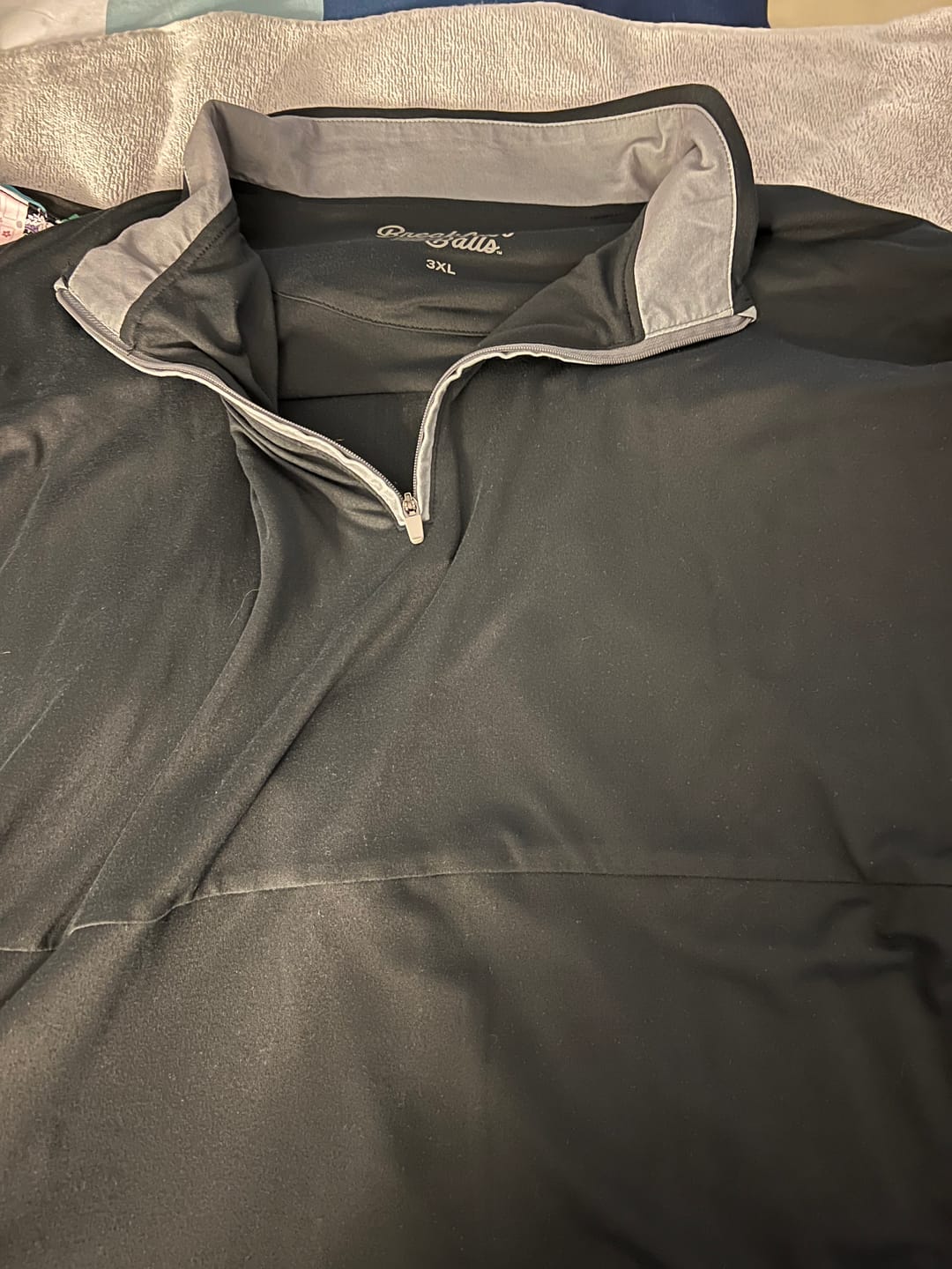 Customer photo review of Breakfast Balls® "Black" – Quarter Zip