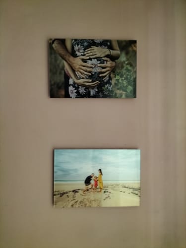 Customer photo review of Set of 3 Acrylic Mounting Panels - (3) 20 x 30 cm Package Deal