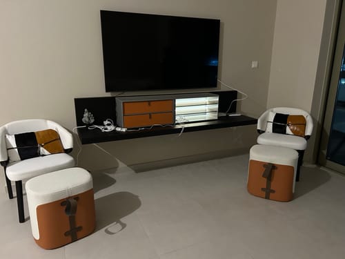 Customer photo review of Handged floating Tv Unit IDG-D212-[1909]