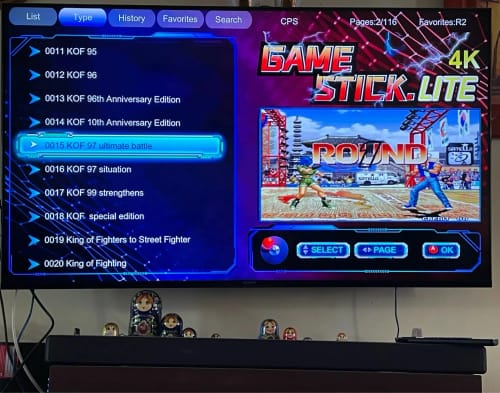 Reseña con foto de un cliente sobre Consola de videojuegos Retro Gamer®