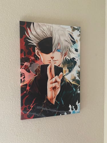 Customer photo review of Infinite Eyes Split [Canvas]