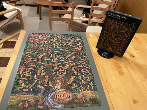 Customer photo review of Beer Puzzle - An introduction to beer styles