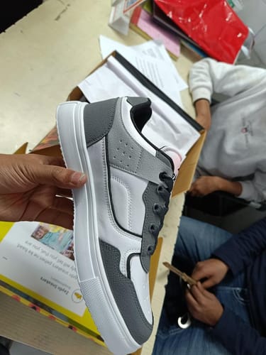 Customer photo review of AUSTIN Charcol Grey Men's casual sneaker