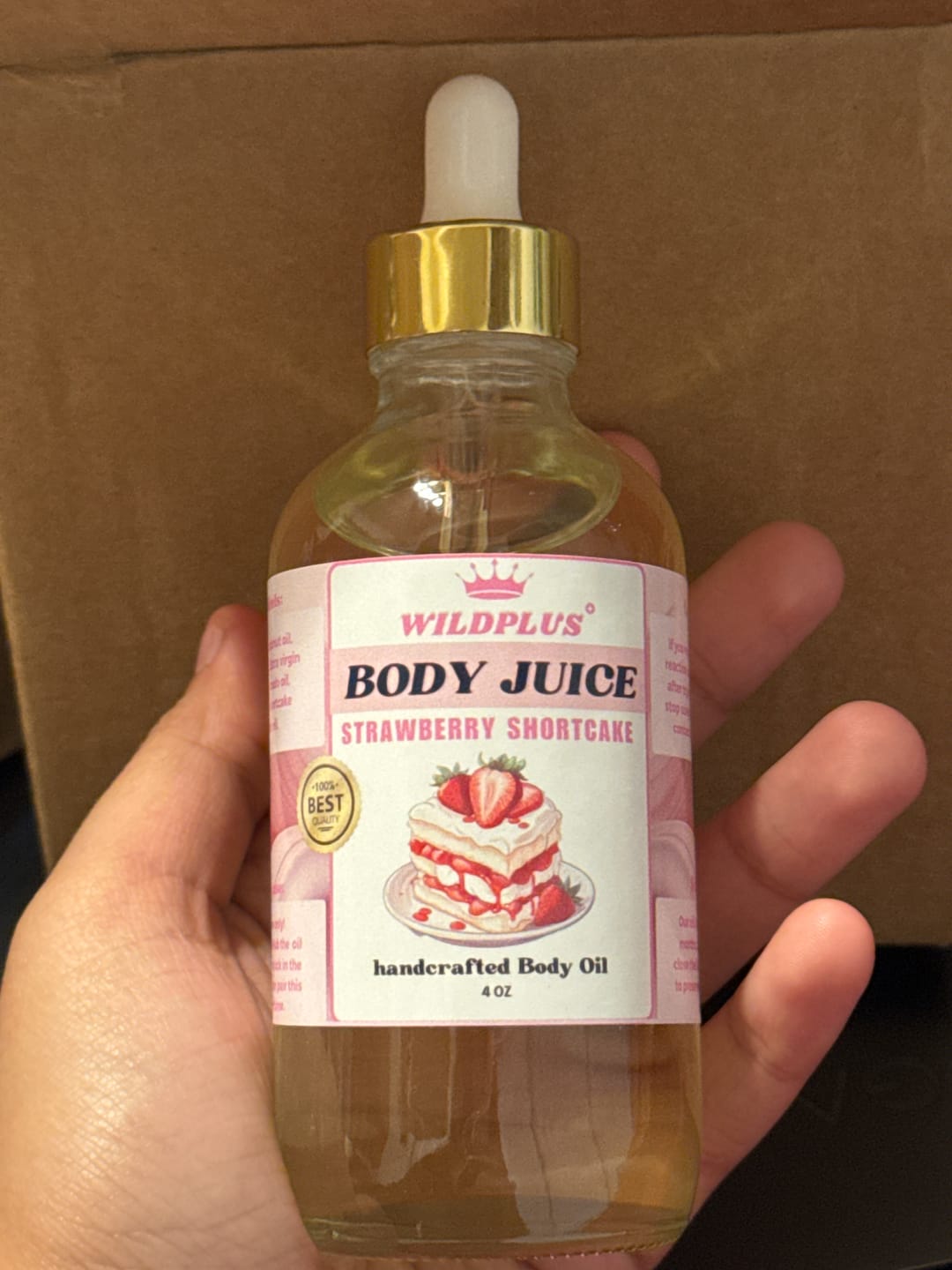 Customer photo review of Body Juice Oil