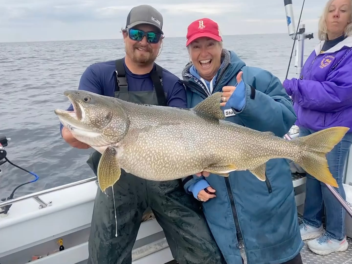 Customer photo review of Lake Trout/Salmon Jigging Rod