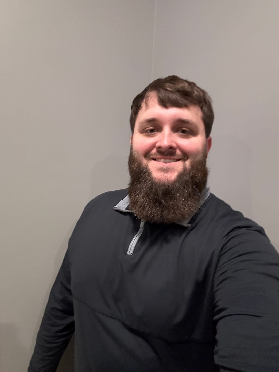 Customer photo review of Breakfast Balls® "Black" – Quarter Zip