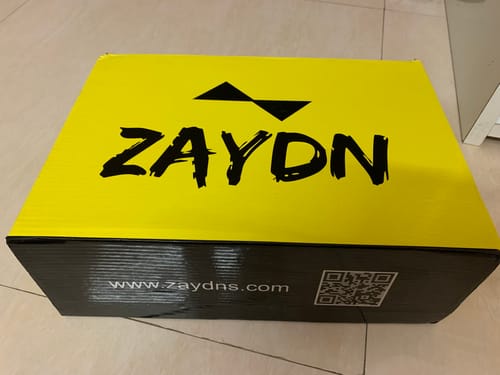 Customer photo review of FONZY Purple L.Grey Men's casual sneaker